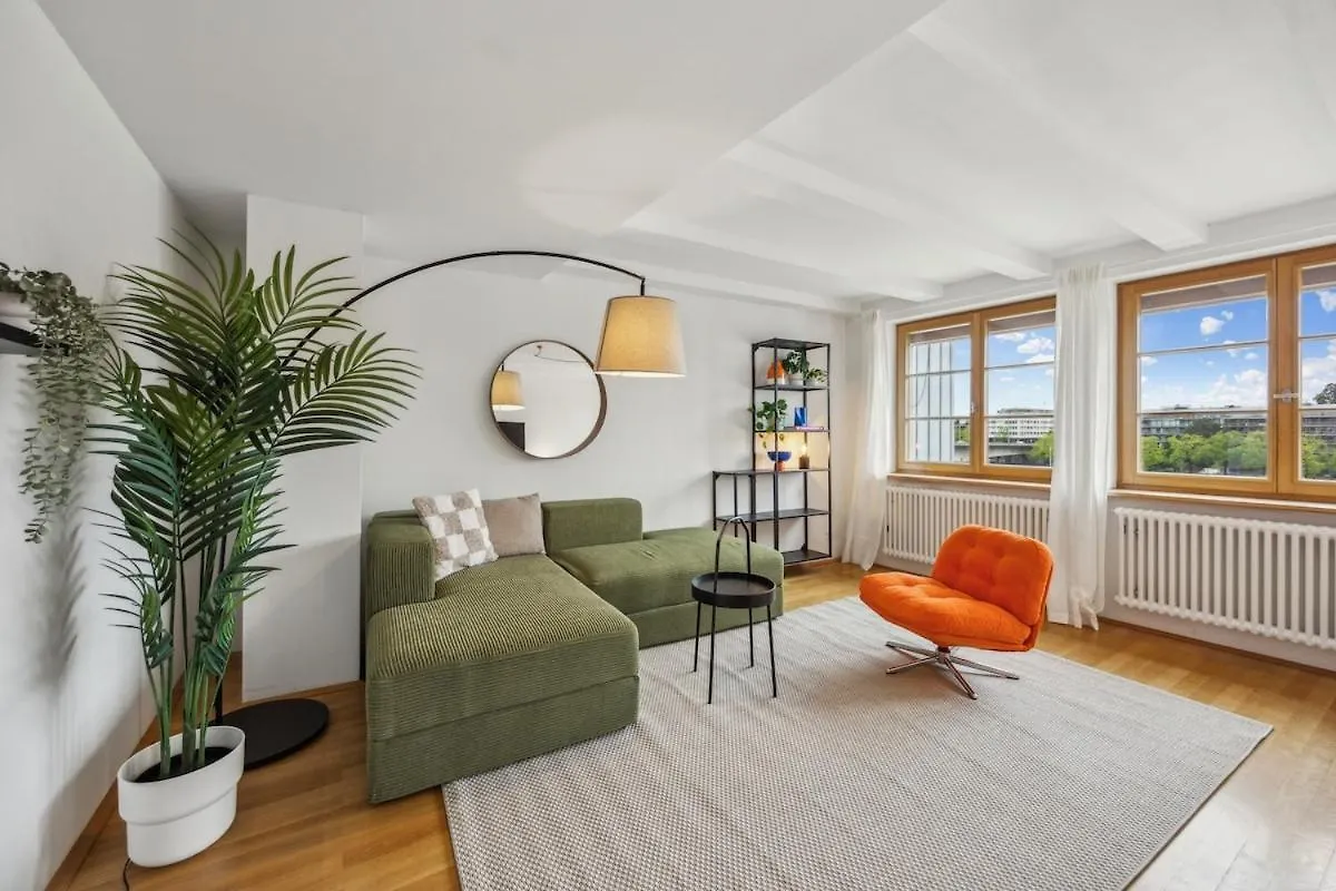 True Basel - Stilvoll I Zentral I Rheinblick Apartman